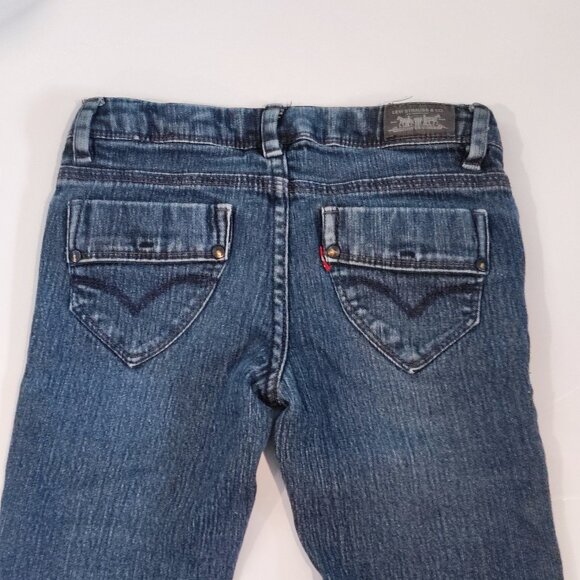 Levi's jeans regular denim blue girls size 8 - Picture 3 of 13